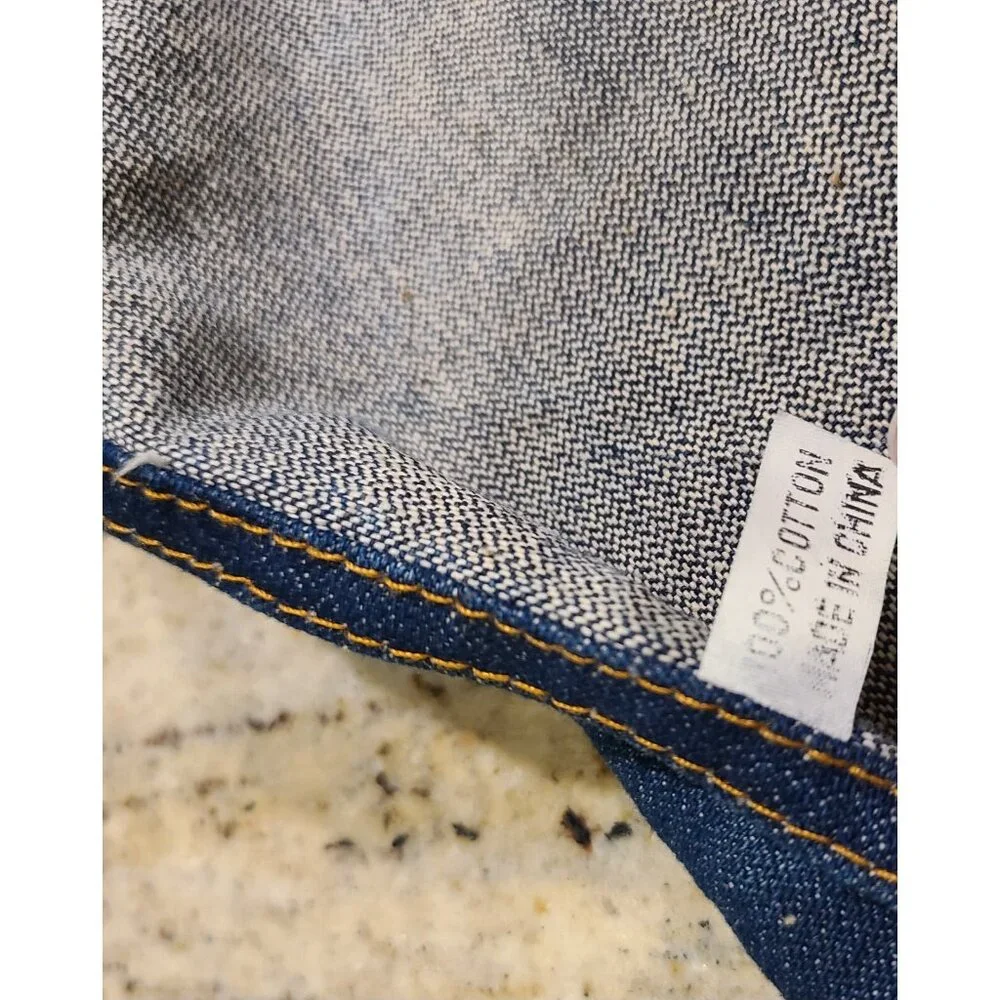 O’TOOL’S ORIGINAL Blue Denim Tool Rack Overalls Hanging Pocket Wall Organizer
